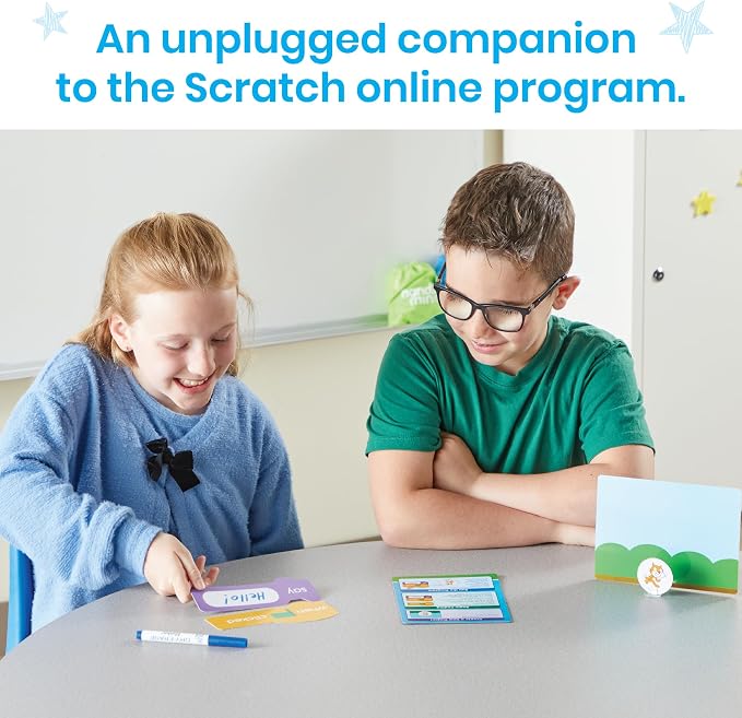 hand2mind Scratch Block-Based Coding, Student Activity, Learn to Code, Computer Science, Programming, STEM, Classroom, Ages 8-12, Teacher Supplies