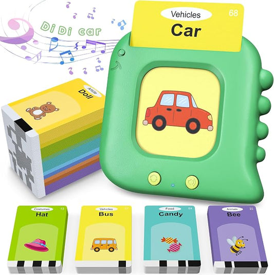 Talking Flash Cards,Kids Toddler Flash Cards with 240 Sight Words,Montessori Toys,Autism Sensory Toys,Speech Therapy Toys,Learning Educational Toys Gifts for Age 4 5 6 Years Old Boys and Girls