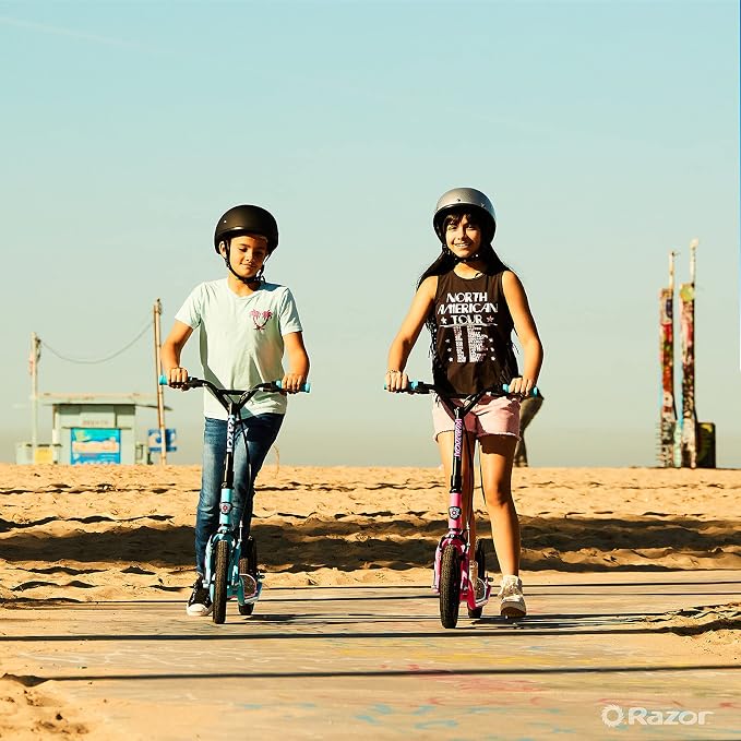 Razor Flashback Kick Scooter – 12" Mag Wheels with Air-Filled Tires, Dual Hand-Operated Brakes, BMX Style Scooter for Kids and Teens