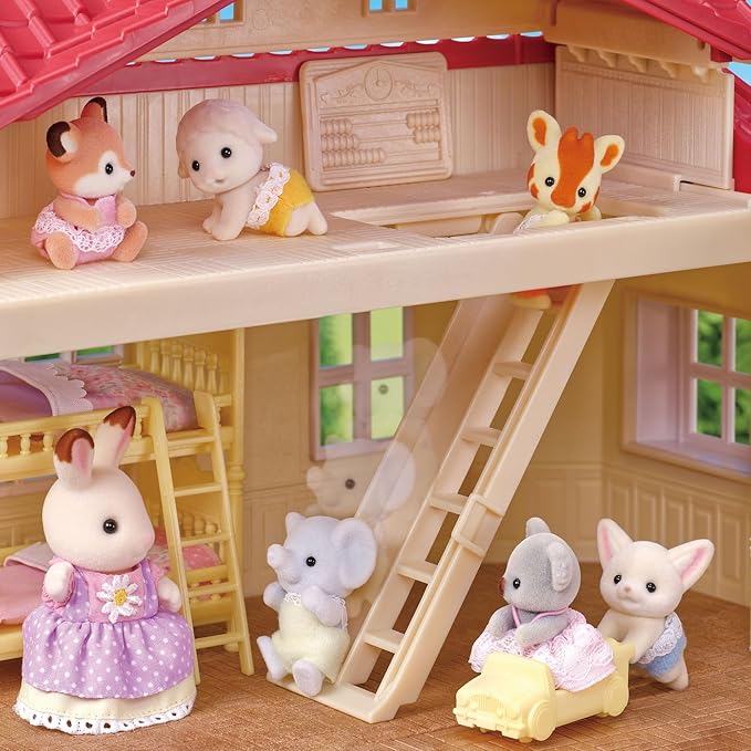 Calico Critters - Red Roof Home - Country Home - 2026 Gift Set Edition Dollhouse – Kids Pretend Play House, Miniature Home Playset with Furniture & Accessories, Ages 3+
