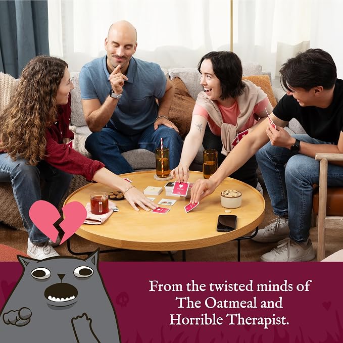 Exploding Kittens Horrible Couple – Extra Horrible Edition – Party Game for 2-8 Players, from The Creators of Horrible Therapist | A Fun Game Night with Friends, Funny Card Game for Adults