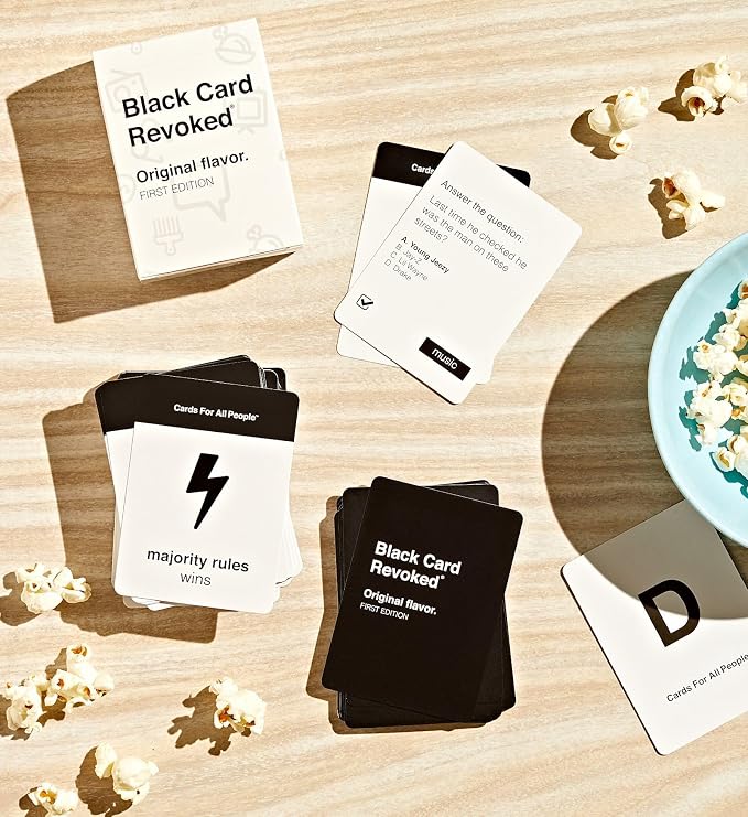 Black Card Revoked Original Flavor - Celebrate The Culture with America’s 1st Black Card Game | The Original Black Trivia | Perfect for Every Cookout, Game Night & Holiday