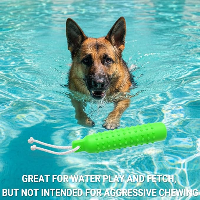 Dog Float Toy - Interactive Training Bumper & Fetching Retrieving Dog Water Toys Dummy Outdoor - Lightweight for Float on the Water Pool Fetch Pet Toys for Small, Medium, Large Dogs