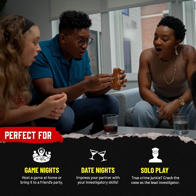 Hunt A Killer: Rideshare Homicide - Solve a Modern Day True Crime, Murder Mystery Games for Adults, Ages 14+, Perfect for Fans of Unsolved Mysteries and Cold Cases who Love the Hunt for a Killer
