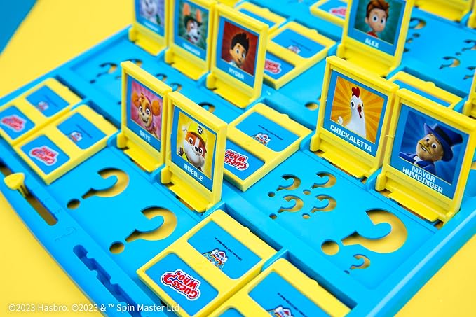 Guess Who? PAW Patrol Board Game, Featuring Chase, Rocky, Skye, and More, Officially Licensed Nickelodeon PAW Patrol Game, Family-Friendly Children's Mystery Game of Deduction, Ages 6 & Up