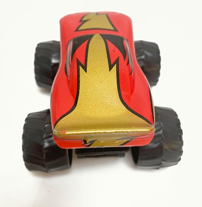 Movie Cars 2 3 Curz Mater Black Storm Jackson Danny Swervez Giant Wheels Cars Diecast Vehicles Toys Set Children Car Toy Friction Powered Truck Toy (BF-lignting McQueen)