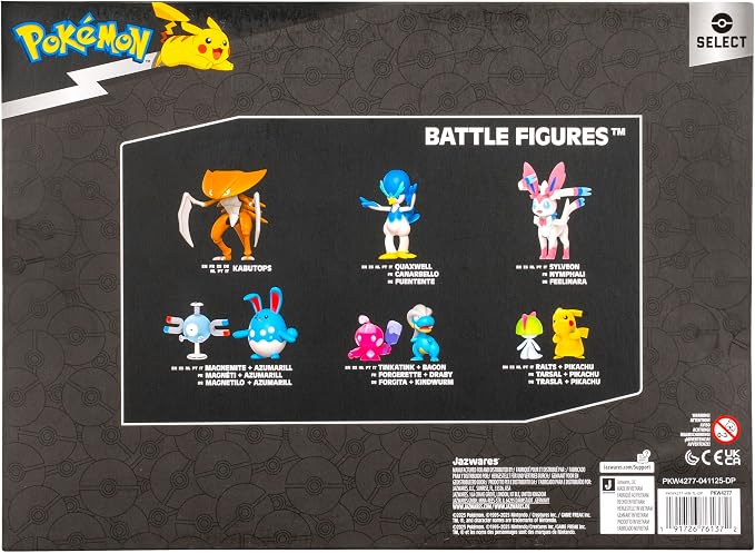 Pokemon Select Evolution Pack - Features 2-Inch Magikarp and 12-Inch Gyarados Battle Figures with Exclusive Finish