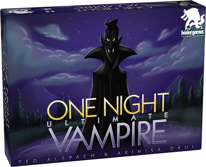One Night Ultimate Vampire by Bezier Games | Ages 8+ | 3-10 Players | Scary Fun Party Game for Kids & Families | Fast-Paced Gameplay | Engaging Social Deduction | Hidden Roles & Bluffing