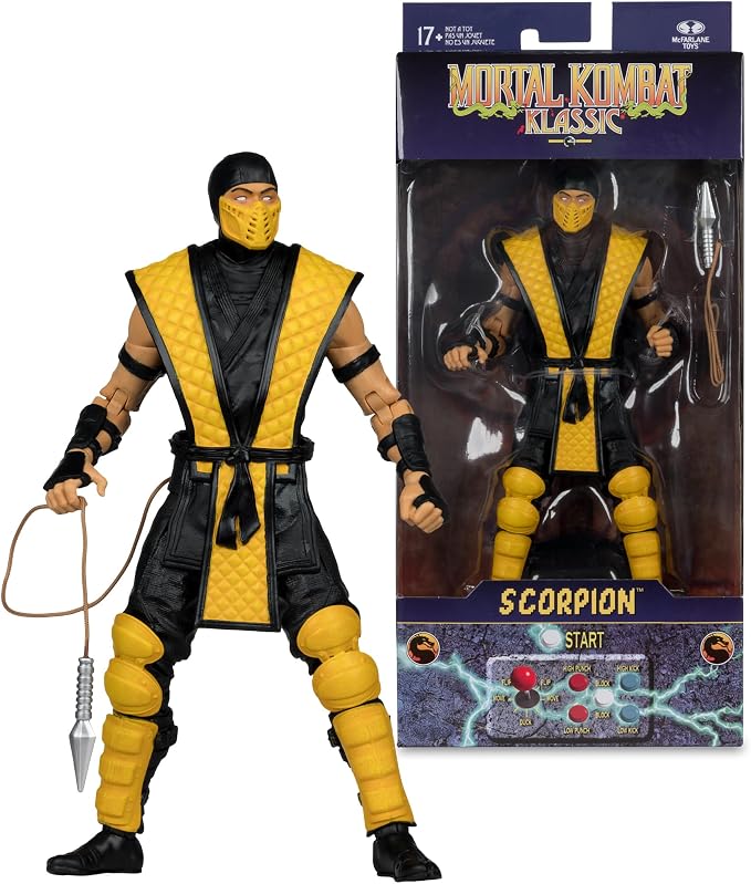 McFarlane Toys- Mortal Kombat Klassic Scorpion 7in Action Figure