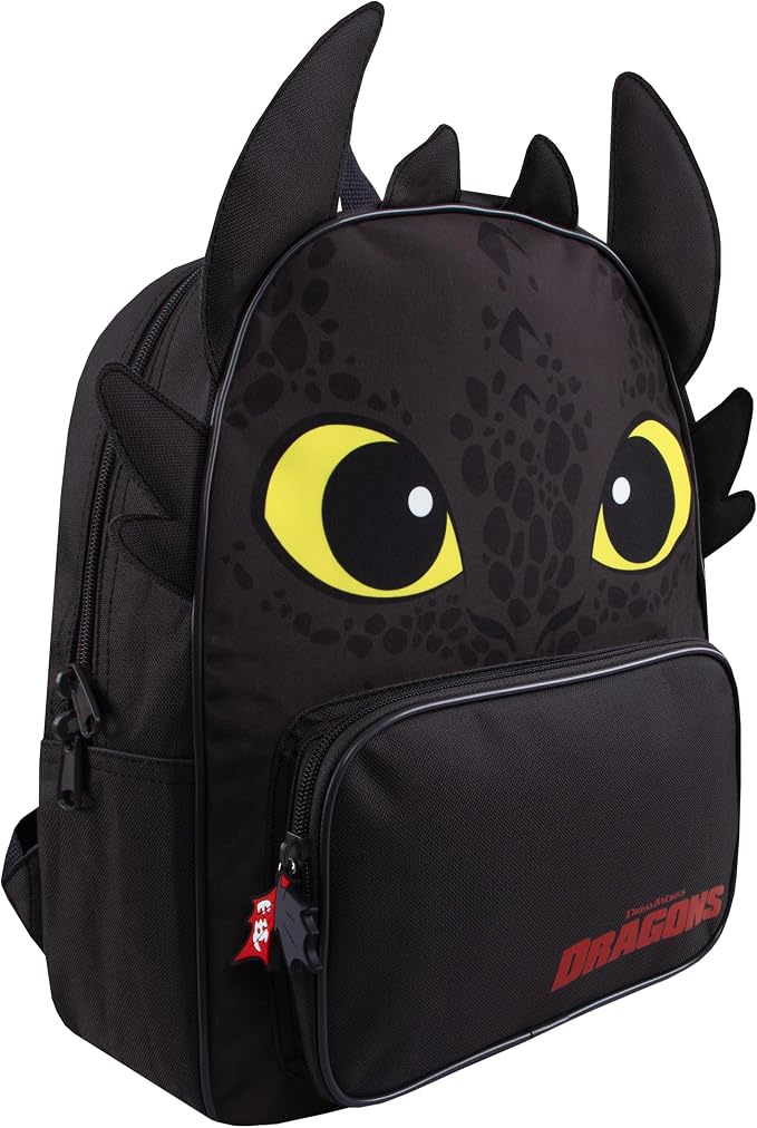 How To Train Your Dragon Boys Backpack, Toothless Kids Bag, Dragon Backpack For Boys, One Size Gray