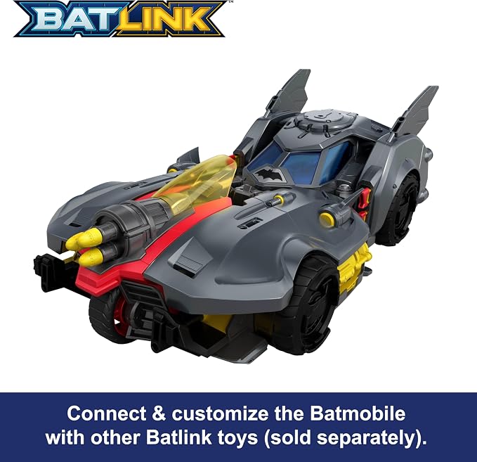 Mattel DC Premier 6.5 Inch Robin Figure & Cycle Vehicle with Projectile Launch, Exclusive Deco, Batlink Robin Cycle