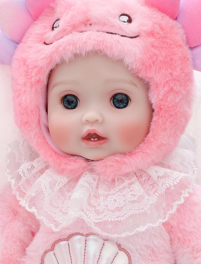 Baby Doll, 15 Inch Realistic Soft Body Baby Doll Real Life Baby Dolls with Accessories, for 3+ Year Old Girls, Pretend Play, Collection, Gift-Ready (Pink)