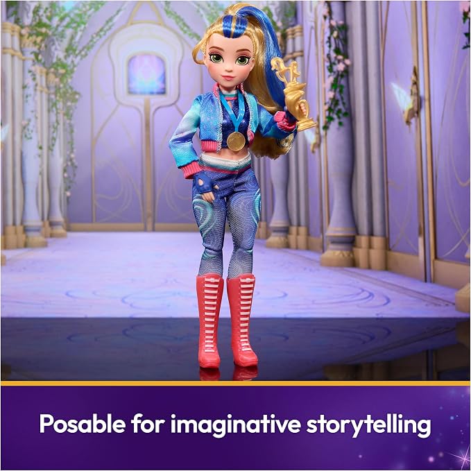 Unicorn Academy, Power of Friendship Isabel Doll with Trophy, Medal & 5 Fashion Accessories, 9.5”, Dolls & Unicorn Toys for Girls Ages 4 and up