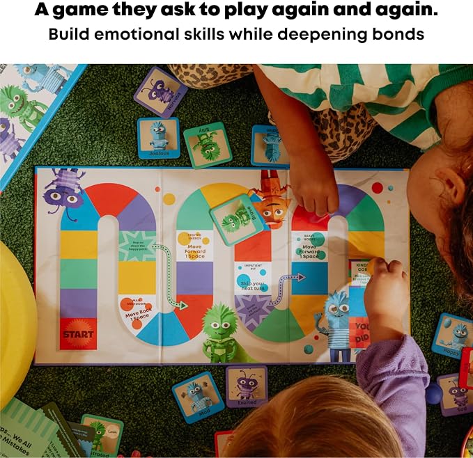 Emotion Seekers Game – Kids Board Game for Social Emotional Learning – Teaches Social Skills, Emotion Regulation & Empathy – Families & Therapy Educational Tool – Ages 4+