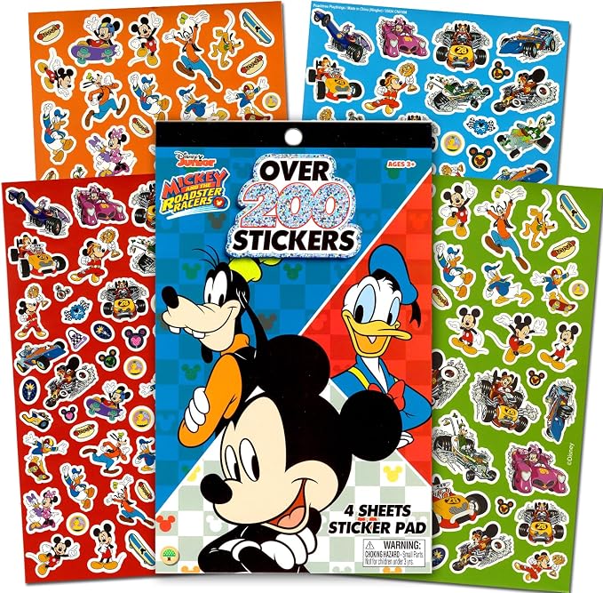 Bendon Disney Mickey Mouse Activity Book and Sticker Set for Kids