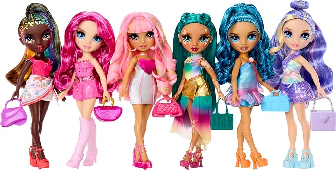 Rainbow High My Fashion Style Violet, Purple 11" Fashion Doll with Statement Outfit, Stylish Handbag, Great Toy Gift for Girls Kids Ages 4-12 Years