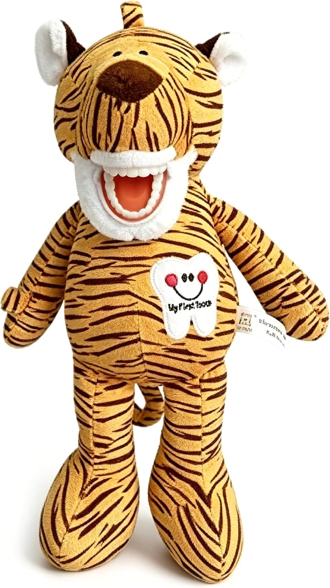 Tooth Fairy Plush Doll, Dental Stuffed Oral Health Presentation Puppet Doll Tooth Fairy Dental Educational Plush Small Size Doll with Teeth for Kids Chidren Boys Girls