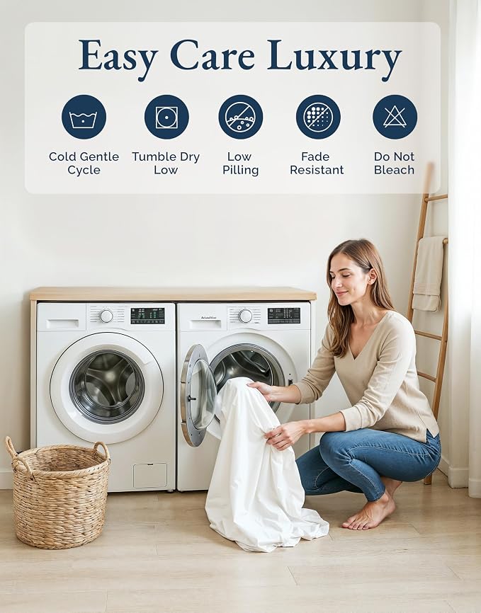 LANE LINEN 100% Organic Cotton Sheets Twin Size, Soft & Comfy Mercerized Fully Elasticized Naturally Temperature Regulating Sustainably Produced Luxury Hotel Quality Cotton Twin Sheet Set- Silver