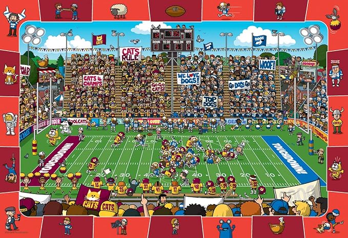 EuroGraphics Football Spot & Find Puzzle (100-Piece) (6100-0474)