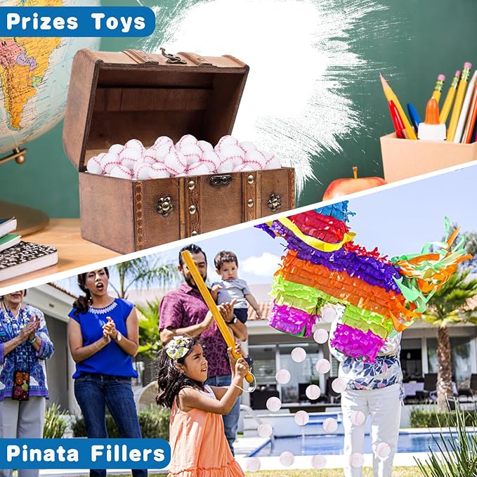 32PCS Spinning Baseball Sports Fidget Toys Party Favors Bulk for Kids 4-8 8-12 Birthday Goodie Treat Bag Stuffers Classroom Treasure Box Toys Carnival Prizes Pinata Fillers Small Mini Return Gift