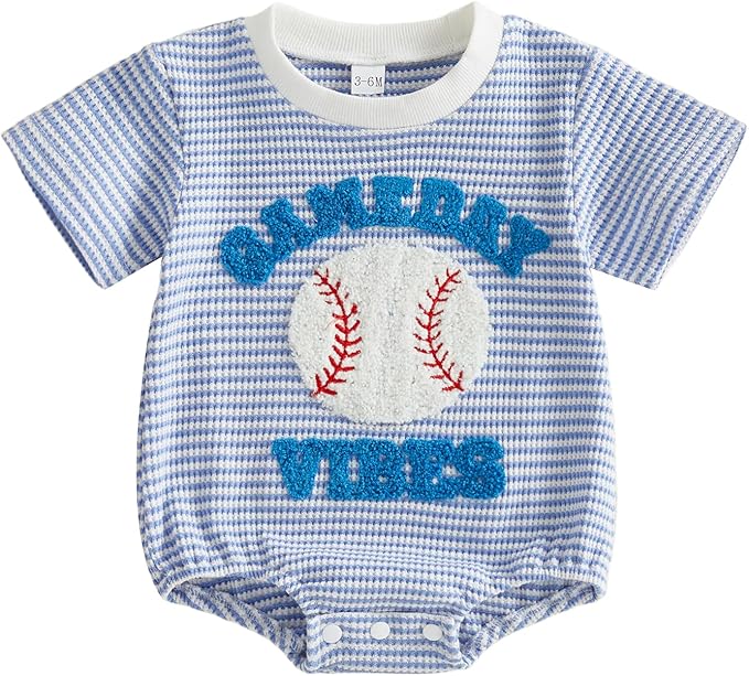 Kavousa Baby Boy Clothes Summer Baby Boy Bubble Romper Short Sleeve Jumpsuit One Piece Outfit Newborn Infant Clothing