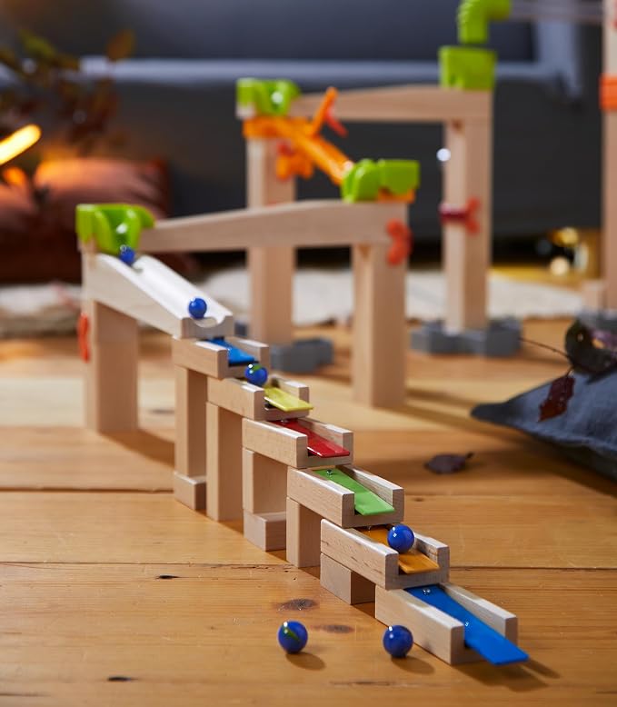 HABA Melodious Building Bricks - Wooden Marble Run Accessory