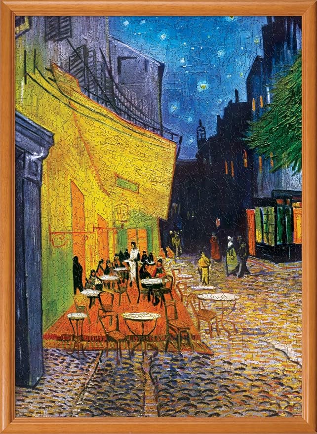 MasterPieces 1000 Piece Jigsaw Puzzle for Adults, Family, Or Youth - Café Terrace at Night - 19.25"x26.75"