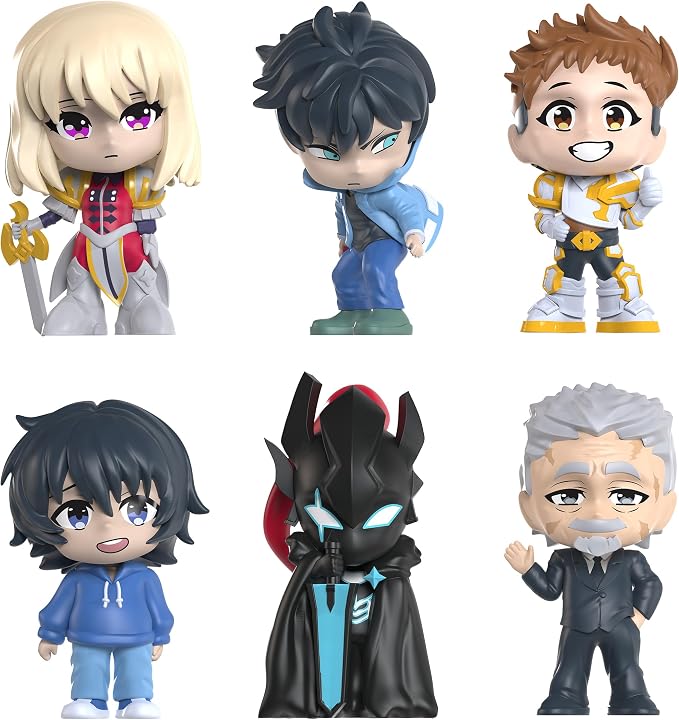 PhatMojo Solo Leveling — Minifigures — 6-Pack Collector Set — Series 1 — Officially Licensed Collectible Anime Figures