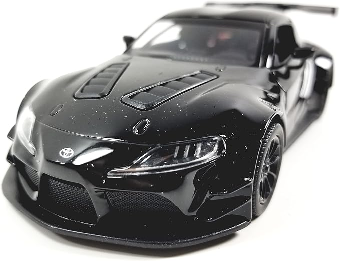 KiNSMART Toyota GR Supra Concept Racing Edition 1/36 Scale Diecast Race Car (Black)