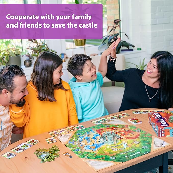 Fireside Games Castle Panic 2nd Edition | Cooperative Family Strategy Board Game with Monster Defense Card Trading and 3D Towers | Fun Adventure for 1-6 Players Ages 8 and Up