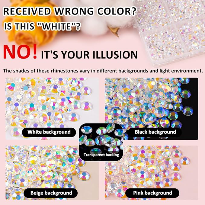 30000Pcs Resin Rhinestones for Bedazzling with Tweezers, Transparent AB Rhinestones for Crafting with 3Pcs 10ml B7000 Jewelry Glue for DIY Crafts Clothing Tumblers Shoes Fabric Nail Art