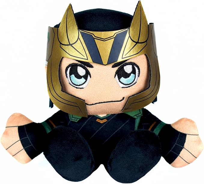 Bleacher Creatures Marvel Loki 8" Kuricha Sitting Plush- Soft Chibi Inspired Toy
