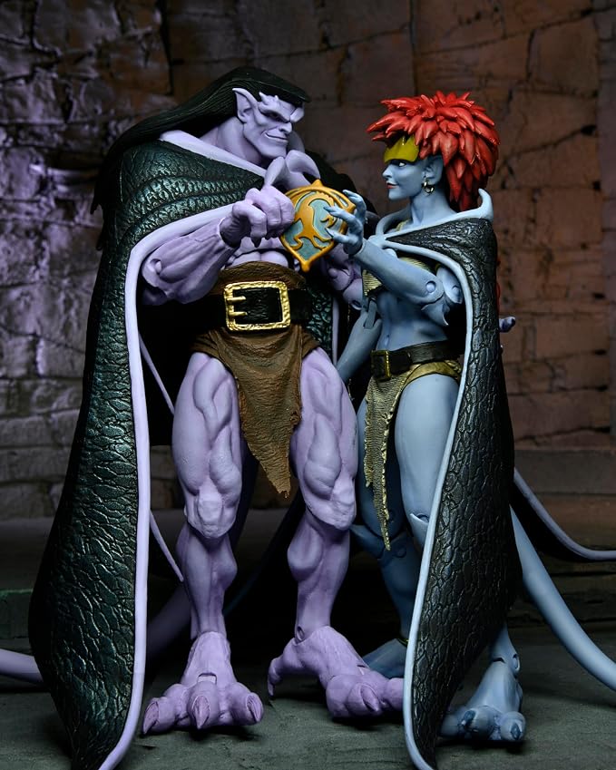NECA Collectible 2-Pack Gargoyles: Vows Ultimate 7" Scale Action Figures - Goliath and Demona