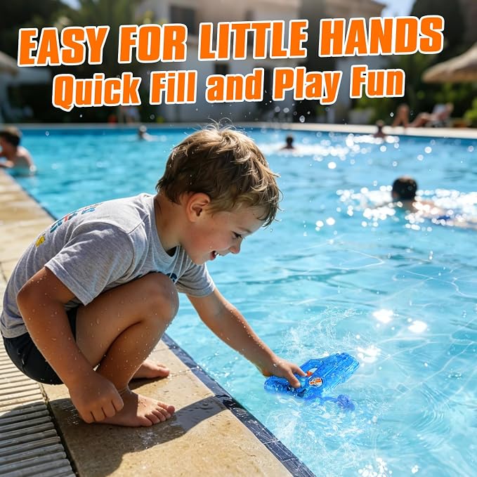 Mini Water Gun for Kids Toddler: Water Guns Soaker Squirts Blasters with Trigger for Boys Girls Summer Outdoor Swimming Pool Water Fighting Toys