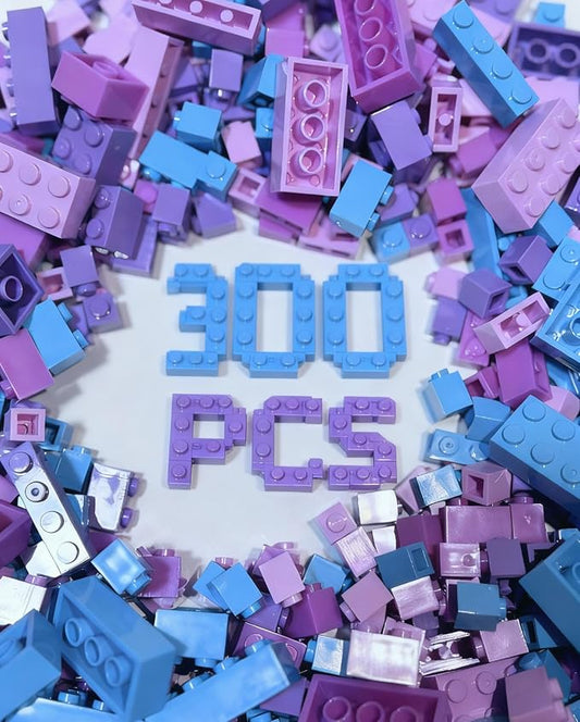 300 Pieces Friend Girls Building Bricks, Bulk Small Bricks for Building, Compatible with Lego Parts and Pieces, Creative Building Block Toys for Girls Ages 6 7 8 9 10 Year Old