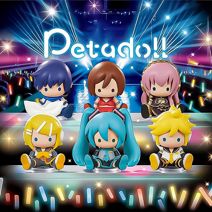 Hamee RE-Ment Hatsune Miku Blind Box Figure for Birthday Gift, Party Favor, Collectible Toy (Hatsune Miku petadoll - Piapro Characters) – 1 Pc. Mystery Box