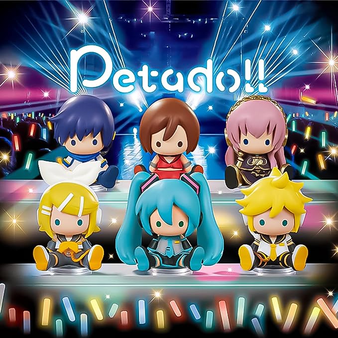 Hamee RE-Ment Hatsune Miku Blind Box Figure for Birthday Gift, Party Favor, Collectible Toy (Hatsune Miku petadoll - Piapro Characters) – 6 Pc. (Full Set)