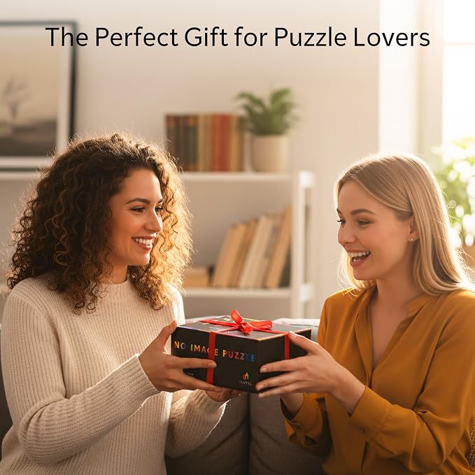No Image Puzzle 1000 Irregular Pieces Extreme Difficult Jigsaw Challenge Adults Hardest Puzzle No Guide Ultimate Brain Teaser Extreme Level Chromatic Women Mystery Unique Gift
