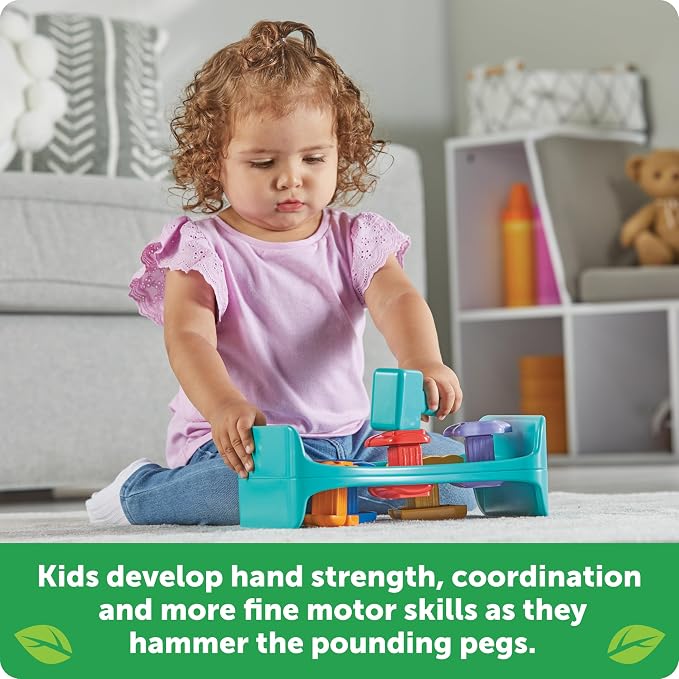 Learning Resources Seaside Pounding Bench, Seaside Game, Preschool Toddler Activities, Shape Sorter, Fine Motor Toys, Kids Hammer