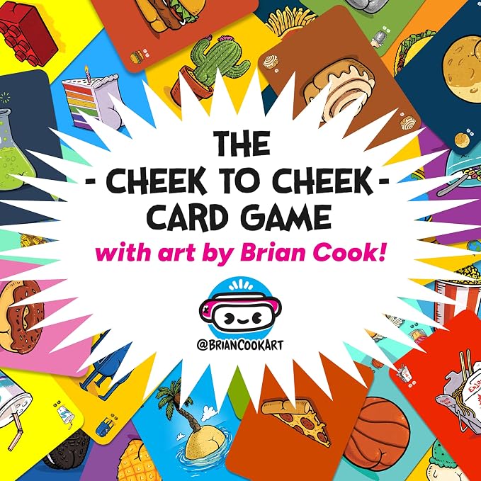 Gamewright Butts On Things Card Game, Fast Funny Family Card Game, 10 Minute Playtime, 2-4 Players, Ages 8+, Silly Butt Art Matching Game for Kids and Adults