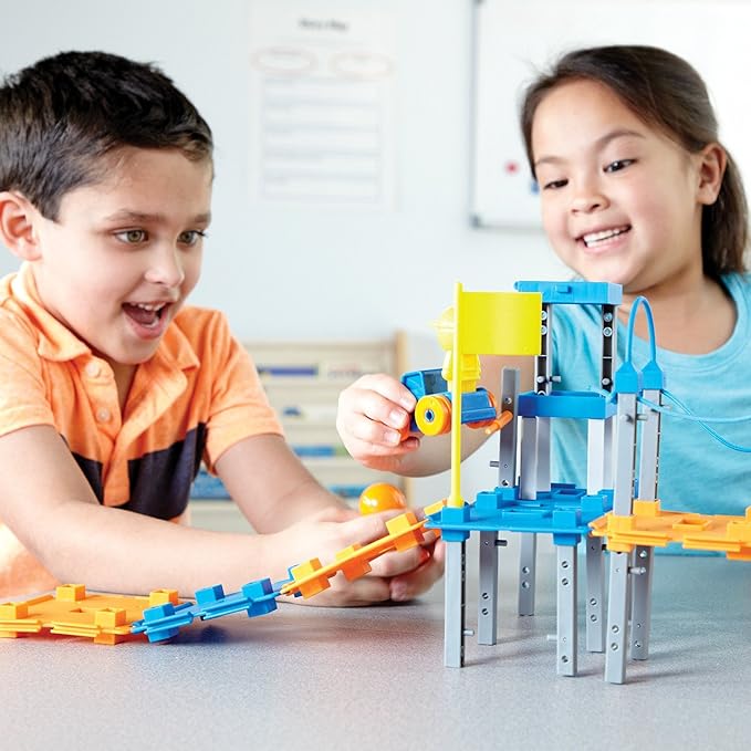 Learning Resources City Engineering & Design Building Set - Preschool Building Toys, STEM Toys for 5 Year Old, Kids Engineering Kit, STEM Gifts for Kids