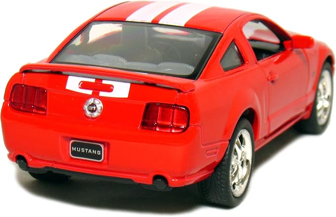 KiNSMART - 2006 Ford Mustang GT 1:38 Scale 5" Die Cast Metal Model Toy Car (Red Race)