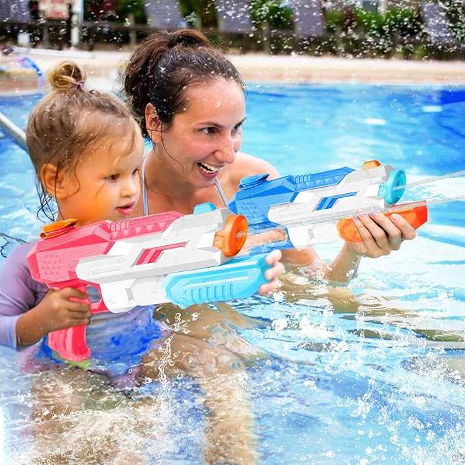 600cc Water Gun for Kids Adults：15 Pack Squirt Blasters Super Water Gun Soaker with Long Range High Capacity for Boys Girls Summer Swimming Pool Beach Outdoor Water Fighting Play Toys Party Favors