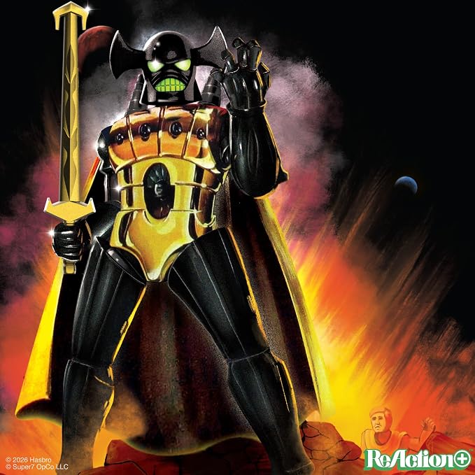 Super7 Reaction+ Micronauts Emperor - 4" Micronauts Action Figure with Accessories - Classic Sci-Fi Collectibles and Retro Toys