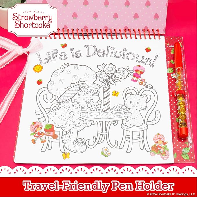 Strawberry Shortcake Doodle Sketchbook, 20-Page Cute & Small Sketchbook, Cute Coloring Book, Strawberry Shortcake Accessories and Toys, Strawberry Shortcake Coloring Book
