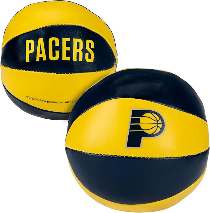 Franklin Sports NBA Toy Basketballs - 2 Pack of Kids Soft Mini Basketballs for Over The Door + Indoor Hoops - NBA Fan Shop