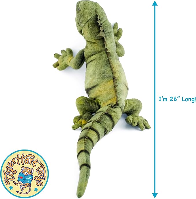 TigerHart Igor The Iguana - 26 Inch Long Stuffed Animal Plush Lizard