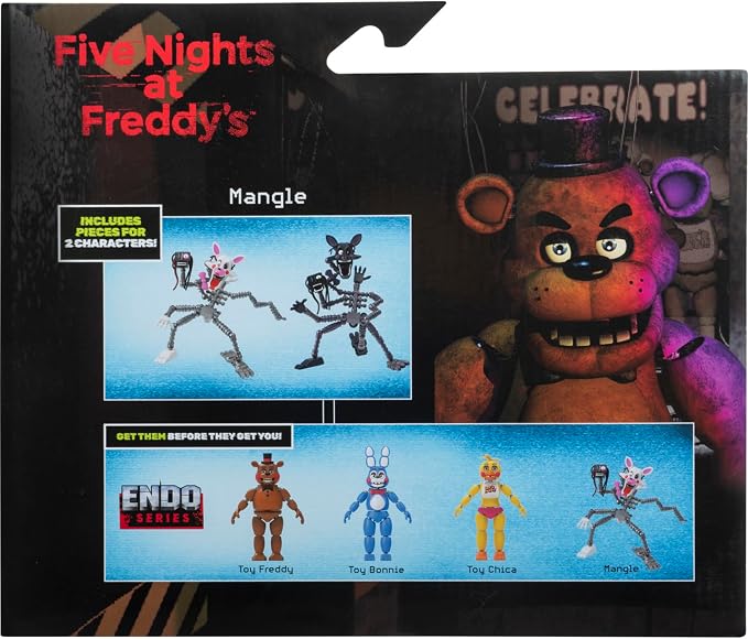 Five Nights at Freddy’s Endo-Series Collector Figure - 6-Inch Endo-1 with Swapable Mangle and Shadow Mangle Parts