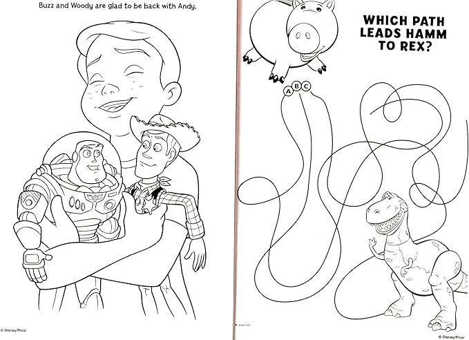 Pixar Disney Toy Story - Gigantic Coloring & Activity Book - 192 Pages