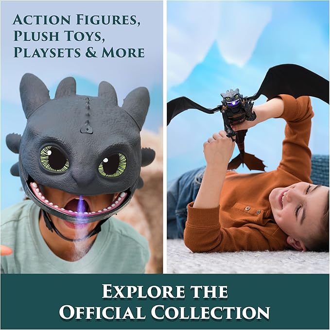DreamWorks Dragons How to Train Your Dragon Mini Plushies, Toothless & Deadly Nadder 2-Pack, 3” Stuffed Animals, Kids Toys for Boys Ages 4 & Up